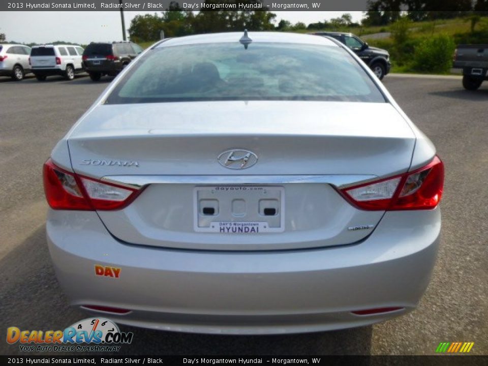 2013 Hyundai Sonata Limited Radiant Silver / Black Photo #6