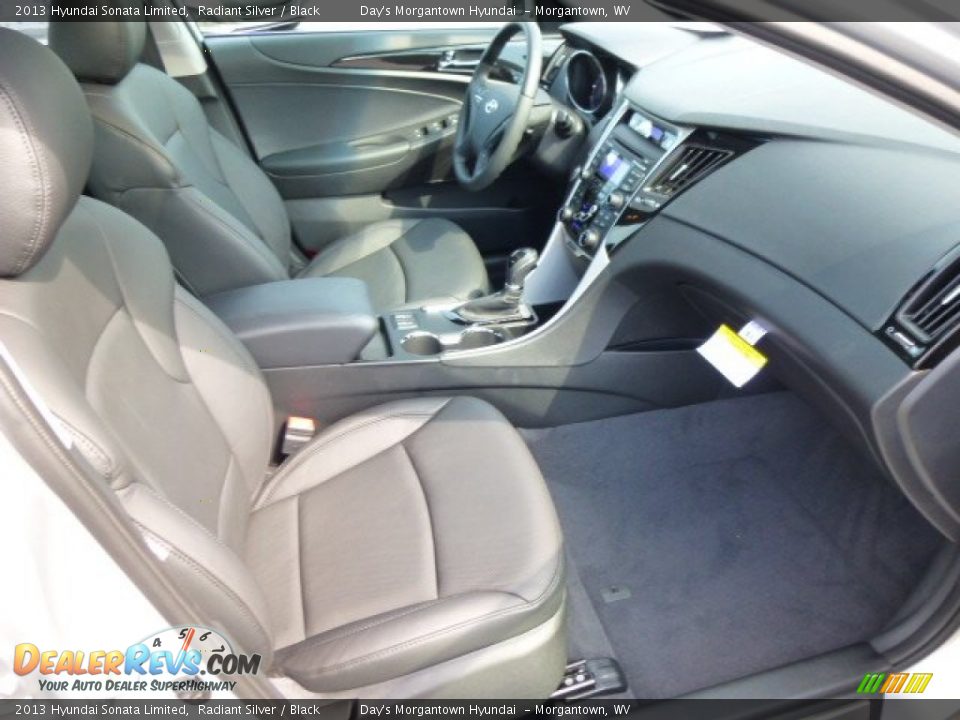 2013 Hyundai Sonata Limited Radiant Silver / Black Photo #10