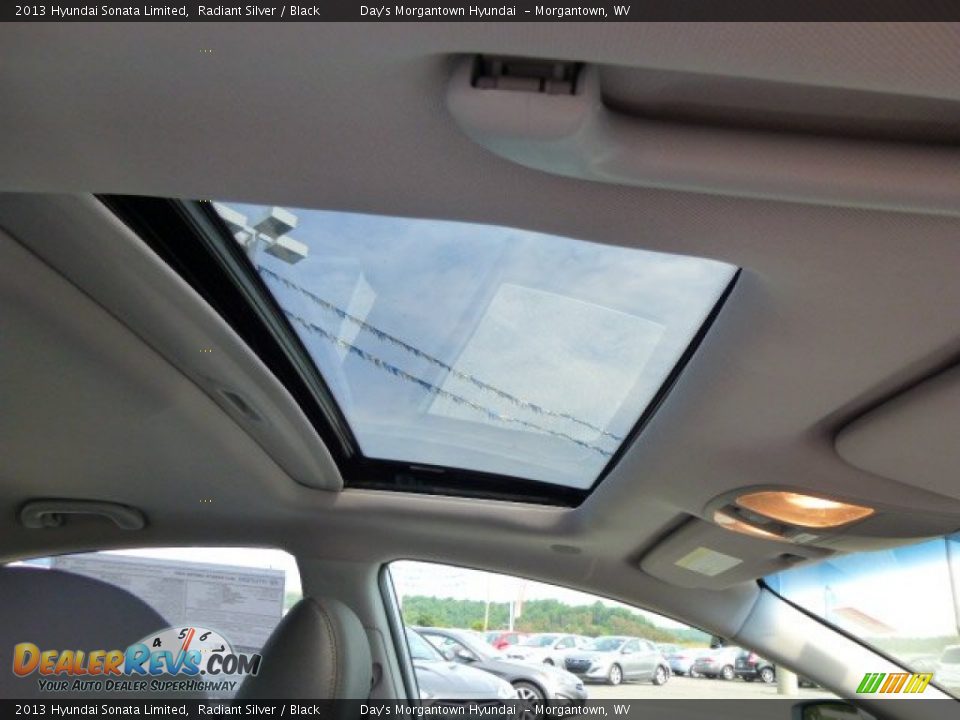 2013 Hyundai Sonata Limited Radiant Silver / Black Photo #11
