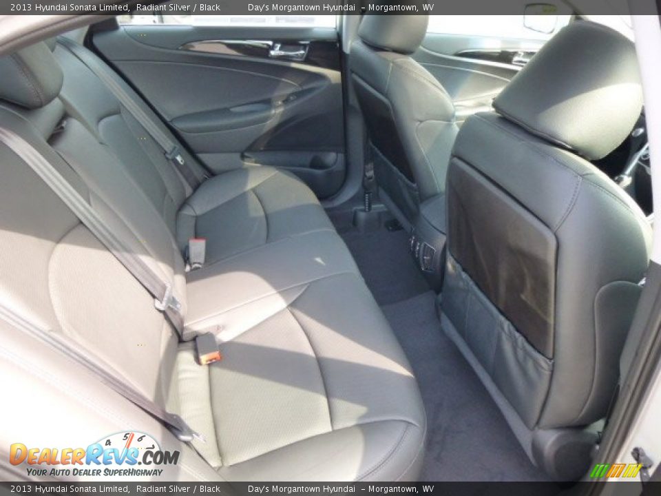 2013 Hyundai Sonata Limited Radiant Silver / Black Photo #13