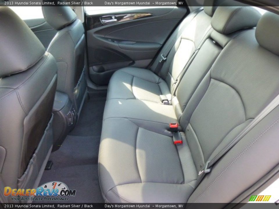 2013 Hyundai Sonata Limited Radiant Silver / Black Photo #14
