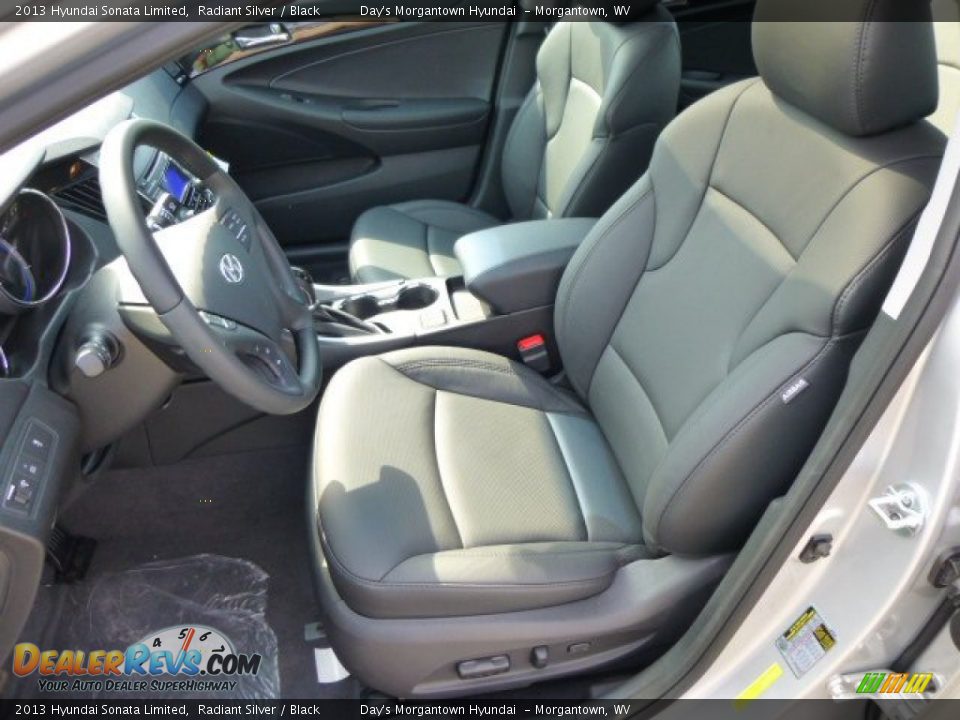 2013 Hyundai Sonata Limited Radiant Silver / Black Photo #16