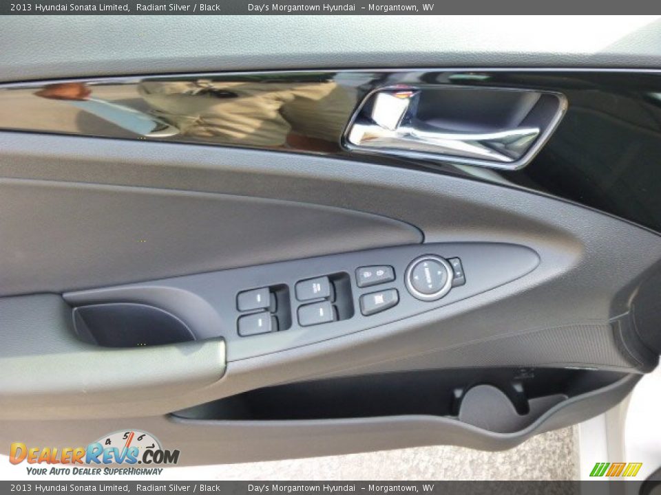 2013 Hyundai Sonata Limited Radiant Silver / Black Photo #18