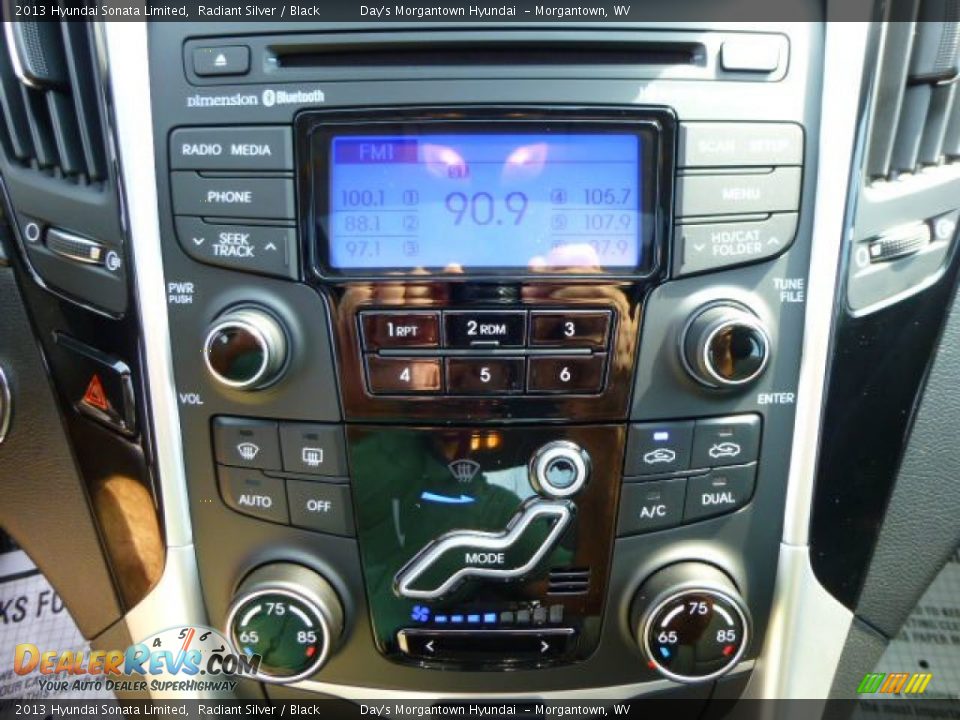 2013 Hyundai Sonata Limited Radiant Silver / Black Photo #19