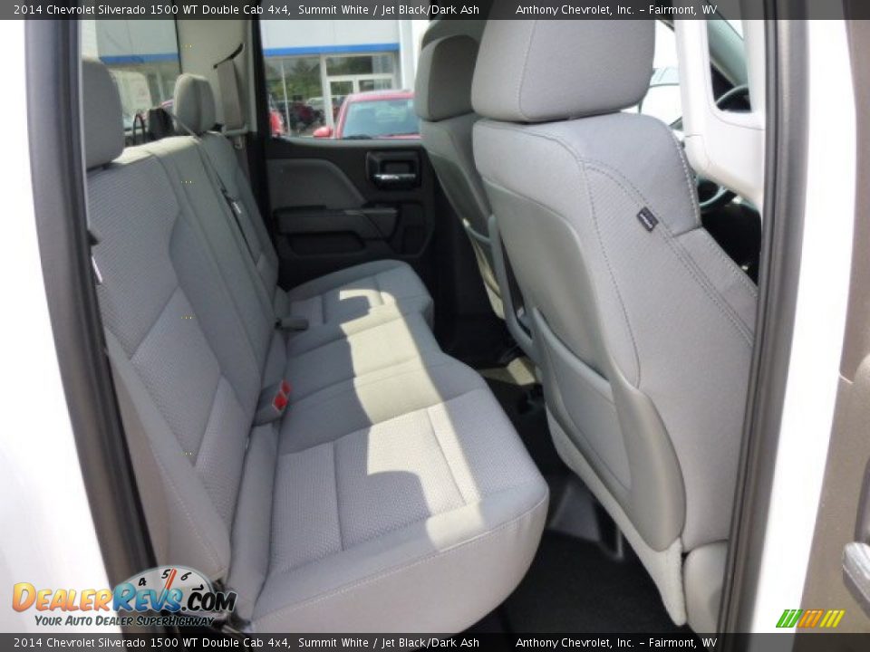 2014 Chevrolet Silverado 1500 WT Double Cab 4x4 Summit White / Jet Black/Dark Ash Photo #12