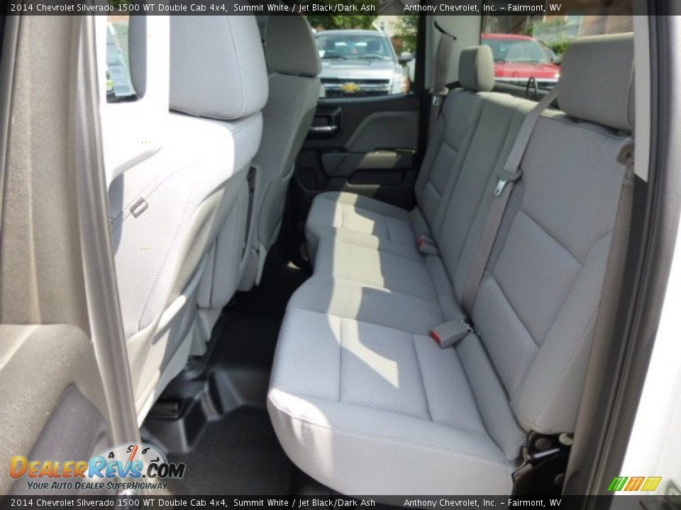 2014 Chevrolet Silverado 1500 WT Double Cab 4x4 Summit White / Jet Black/Dark Ash Photo #14