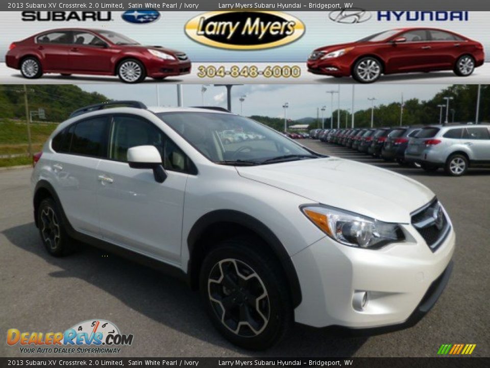 2013 Subaru XV Crosstrek 2.0 Limited Satin White Pearl / Ivory Photo #1