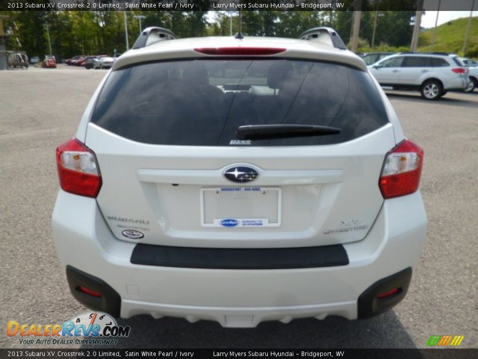 2013 Subaru XV Crosstrek 2.0 Limited Satin White Pearl / Ivory Photo #6