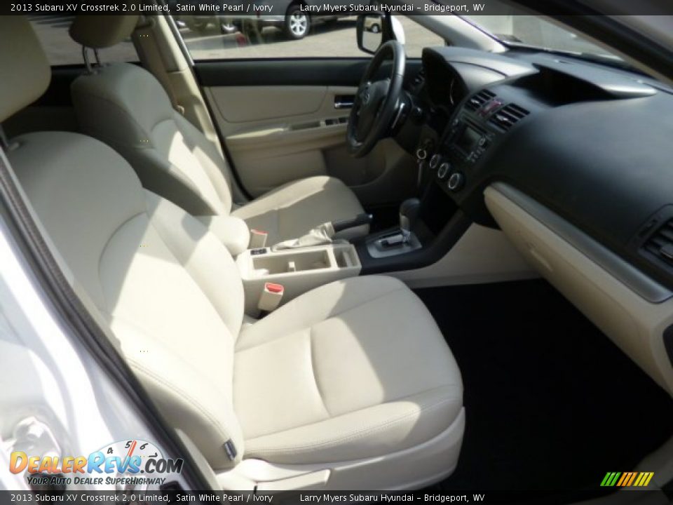 2013 Subaru XV Crosstrek 2.0 Limited Satin White Pearl / Ivory Photo #10