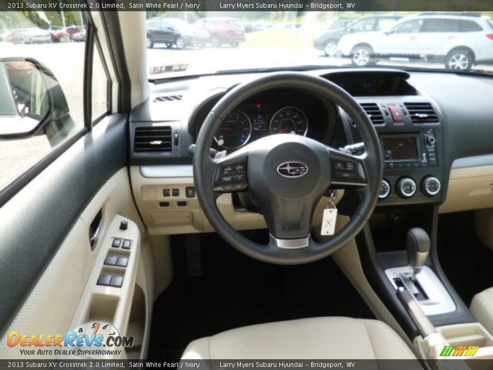 2013 Subaru XV Crosstrek 2.0 Limited Satin White Pearl / Ivory Photo #14