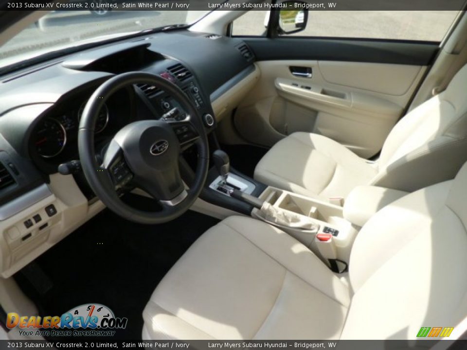 2013 Subaru XV Crosstrek 2.0 Limited Satin White Pearl / Ivory Photo #16