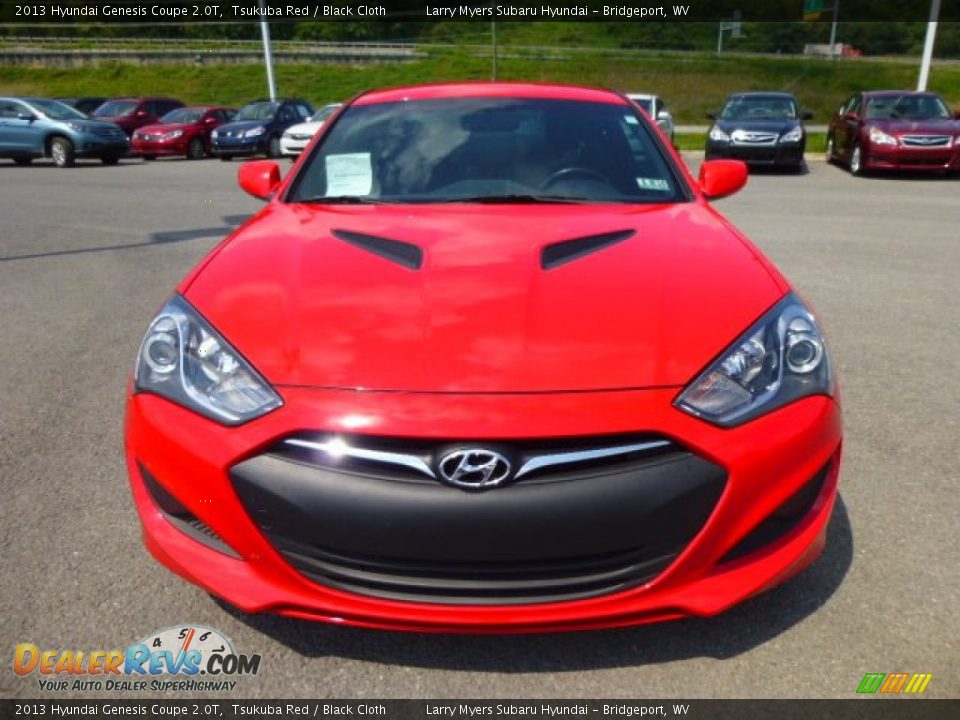 2013 Hyundai Genesis Coupe 2.0T Tsukuba Red / Black Cloth Photo #2