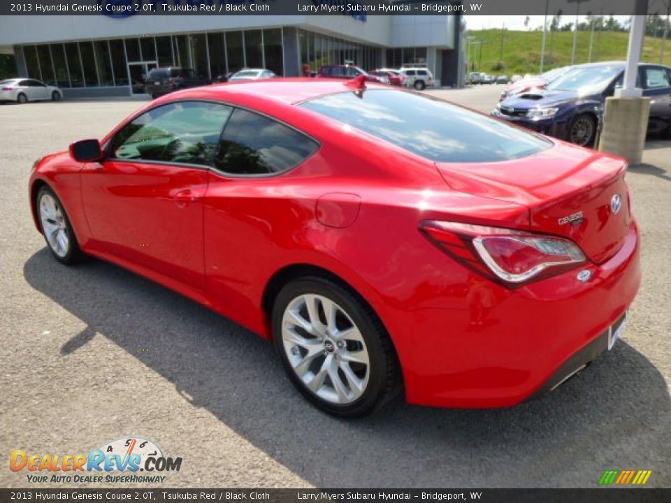 2013 Hyundai Genesis Coupe 2.0T Tsukuba Red / Black Cloth Photo #5