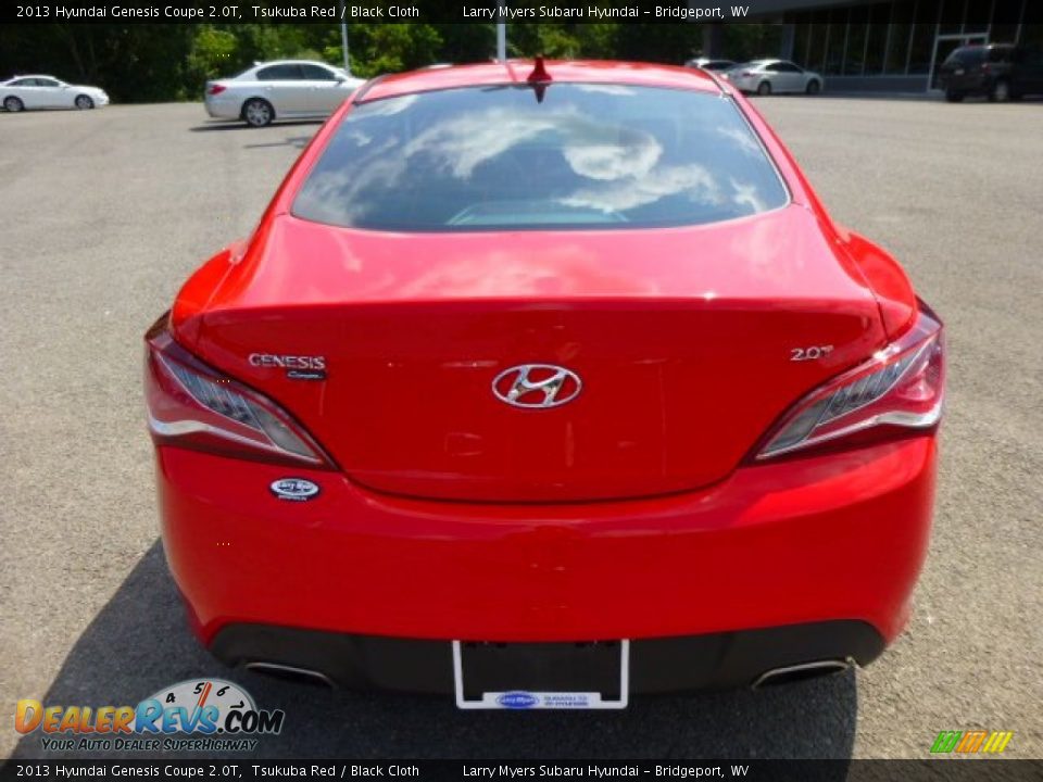 2013 Hyundai Genesis Coupe 2.0T Tsukuba Red / Black Cloth Photo #6
