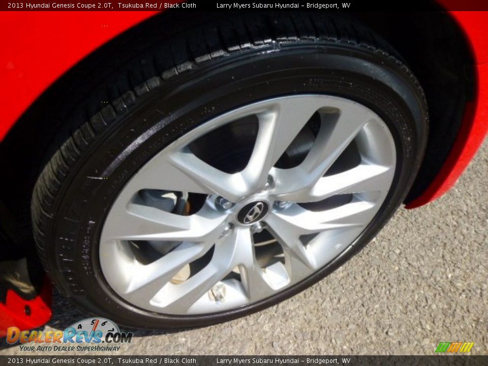 2013 Hyundai Genesis Coupe 2.0T Tsukuba Red / Black Cloth Photo #9