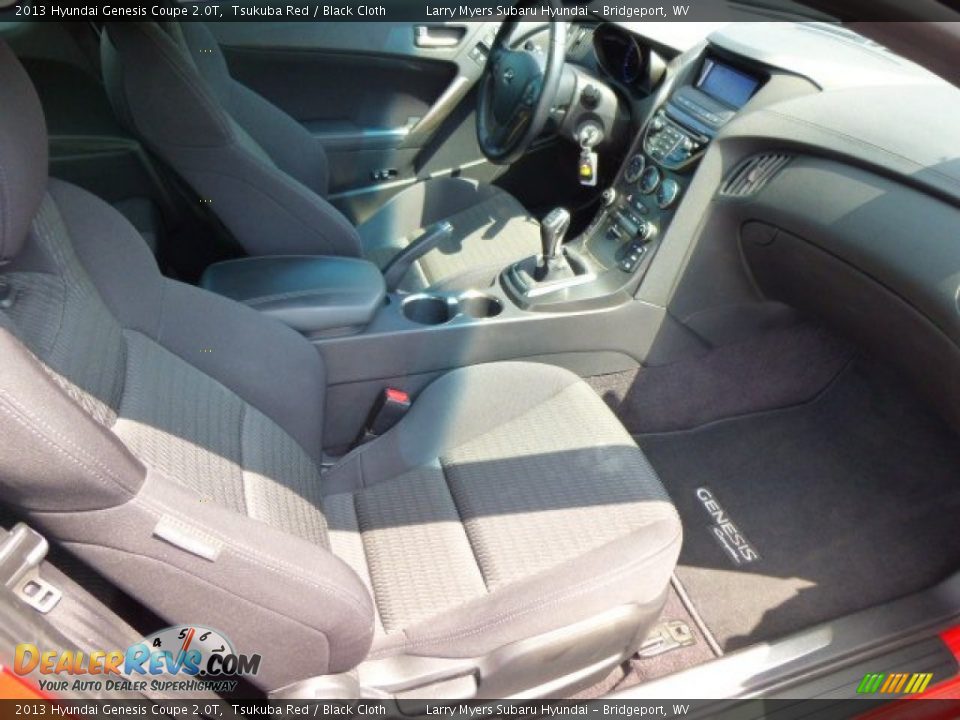 2013 Hyundai Genesis Coupe 2.0T Tsukuba Red / Black Cloth Photo #10