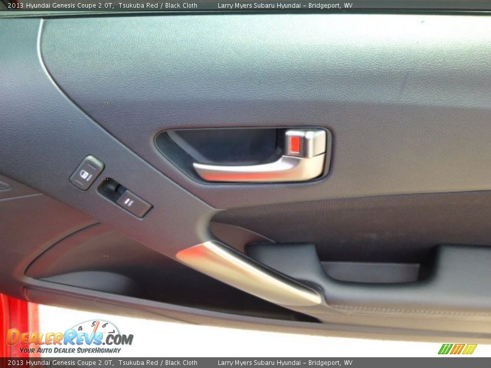 2013 Hyundai Genesis Coupe 2.0T Tsukuba Red / Black Cloth Photo #11