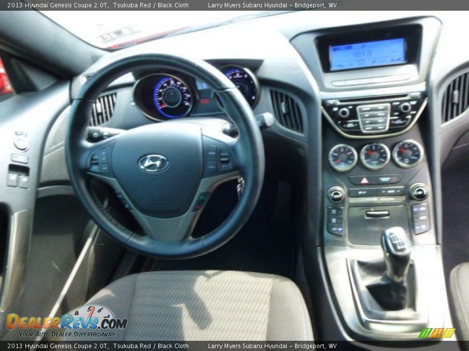 2013 Hyundai Genesis Coupe 2.0T Tsukuba Red / Black Cloth Photo #13