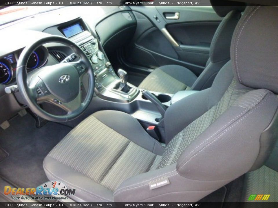 2013 Hyundai Genesis Coupe 2.0T Tsukuba Red / Black Cloth Photo #15