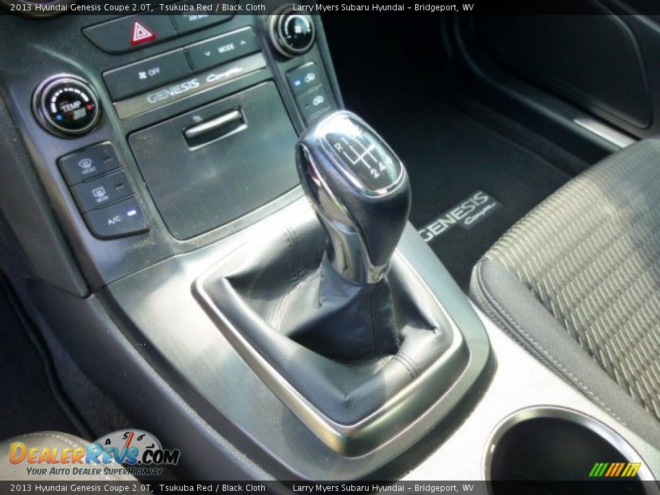 2013 Hyundai Genesis Coupe 2.0T Tsukuba Red / Black Cloth Photo #19