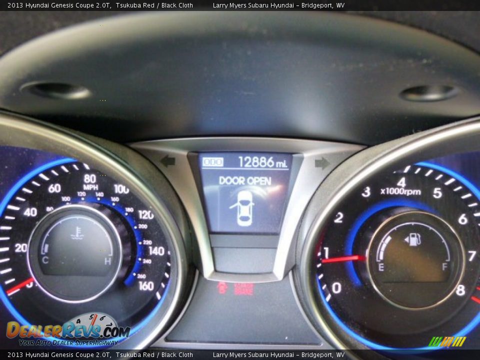 2013 Hyundai Genesis Coupe 2.0T Tsukuba Red / Black Cloth Photo #20