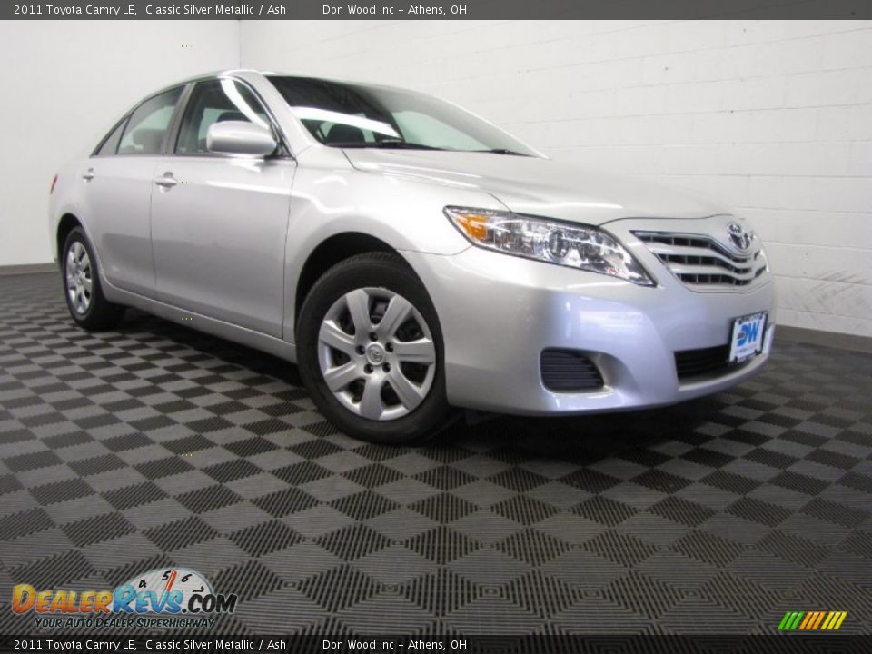 2011 Toyota Camry LE Classic Silver Metallic / Ash Photo #1
