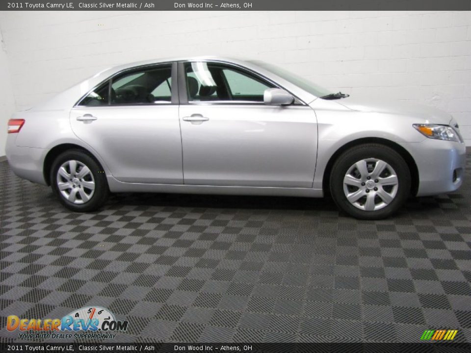2011 Toyota Camry LE Classic Silver Metallic / Ash Photo #3