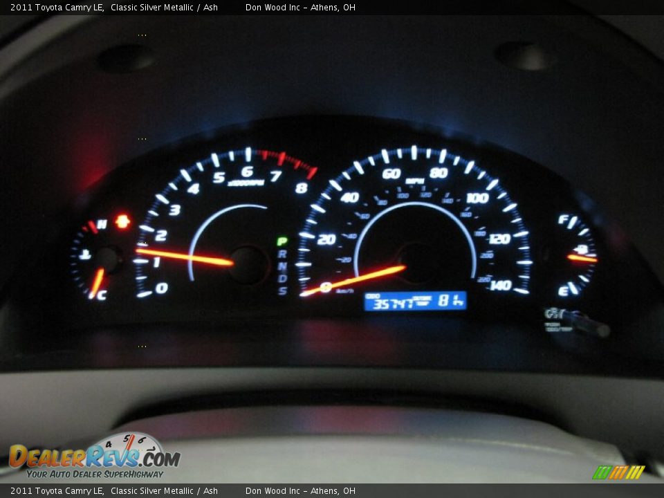 2011 Toyota Camry LE Classic Silver Metallic / Ash Photo #20