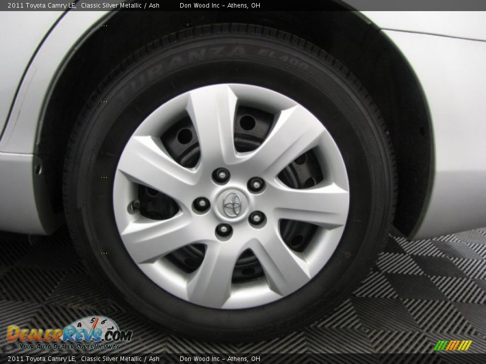 2011 Toyota Camry LE Classic Silver Metallic / Ash Photo #27