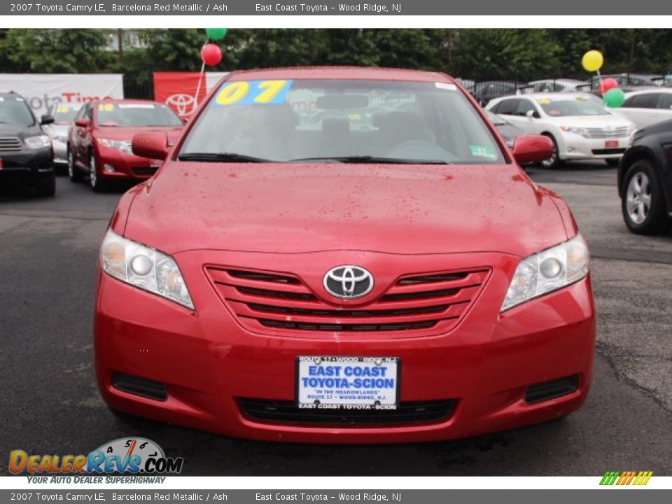 2007 Toyota Camry LE Barcelona Red Metallic / Ash Photo #2