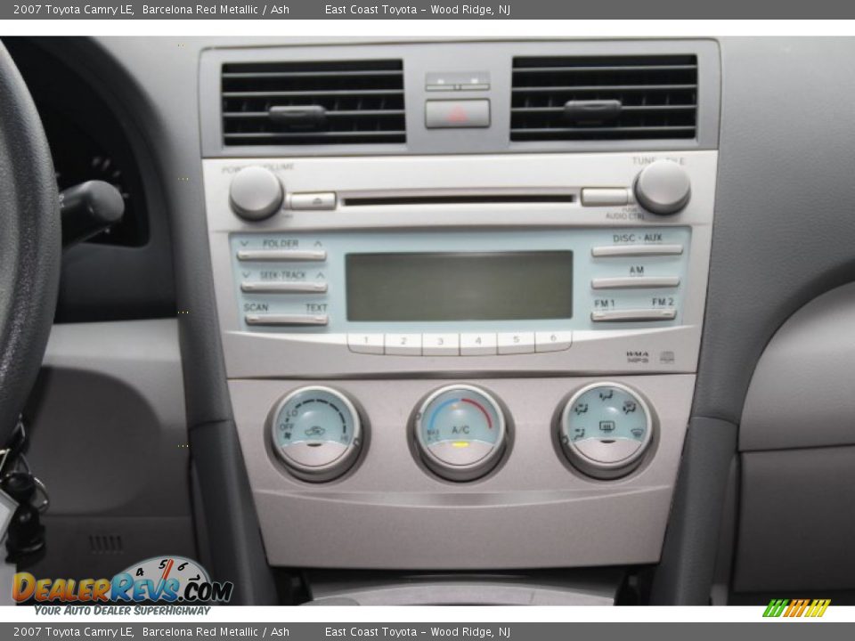 2007 Toyota Camry LE Barcelona Red Metallic / Ash Photo #11