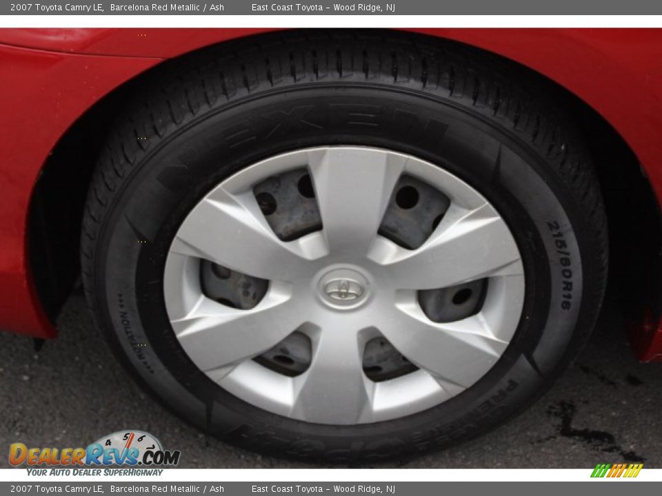 2007 Toyota Camry LE Barcelona Red Metallic / Ash Photo #15