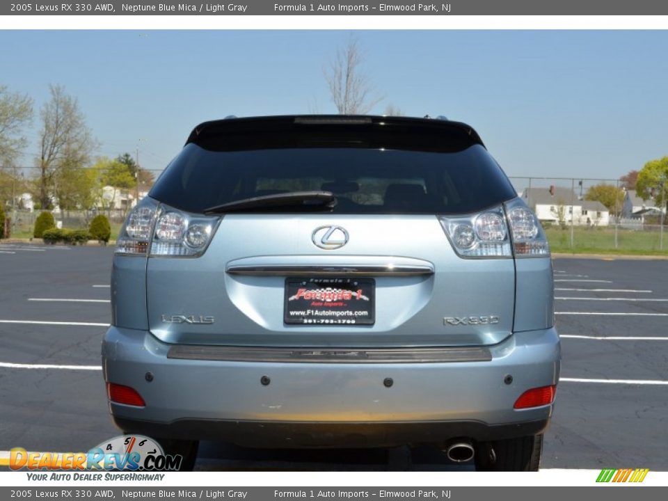 2005 Lexus RX 330 AWD Neptune Blue Mica / Light Gray Photo #6