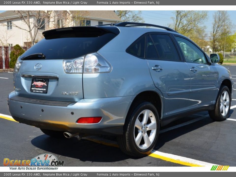 2005 Lexus RX 330 AWD Neptune Blue Mica / Light Gray Photo #7