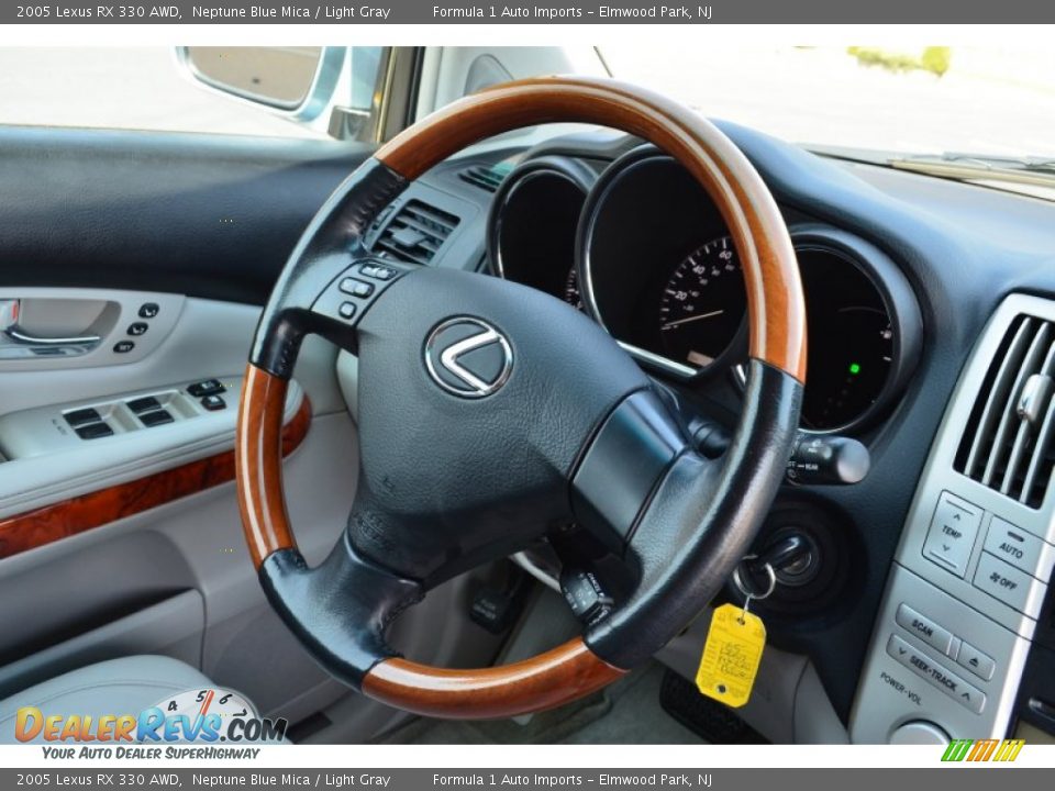 2005 Lexus RX 330 AWD Neptune Blue Mica / Light Gray Photo #17