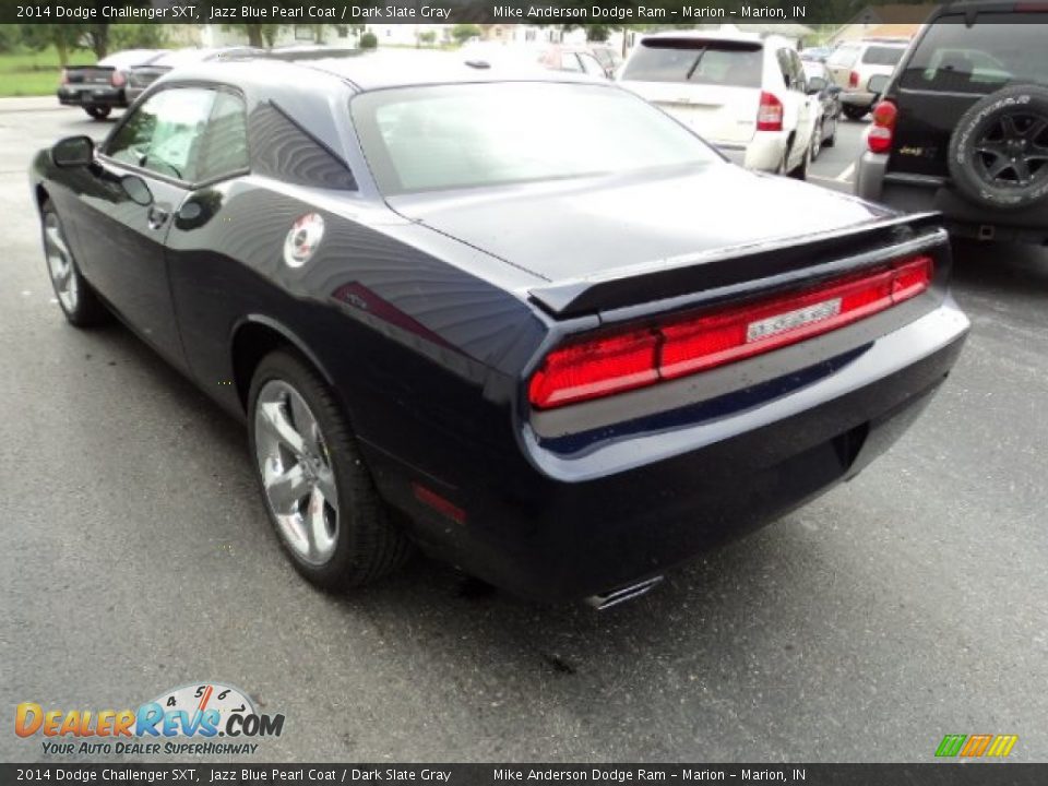 2014 Dodge Challenger SXT Jazz Blue Pearl Coat / Dark Slate Gray Photo #3