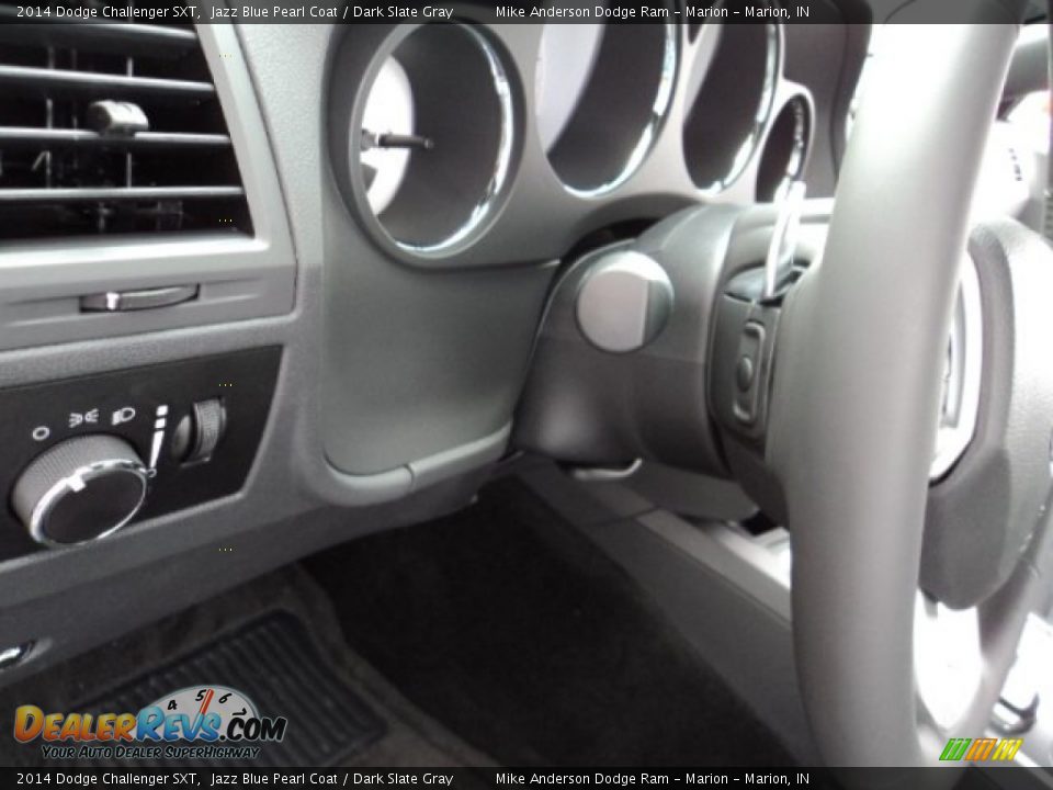 2014 Dodge Challenger SXT Jazz Blue Pearl Coat / Dark Slate Gray Photo #12