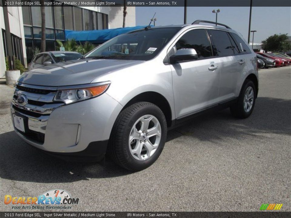 2013 Ford Edge SEL Ingot Silver Metallic / Medium Light Stone Photo #1