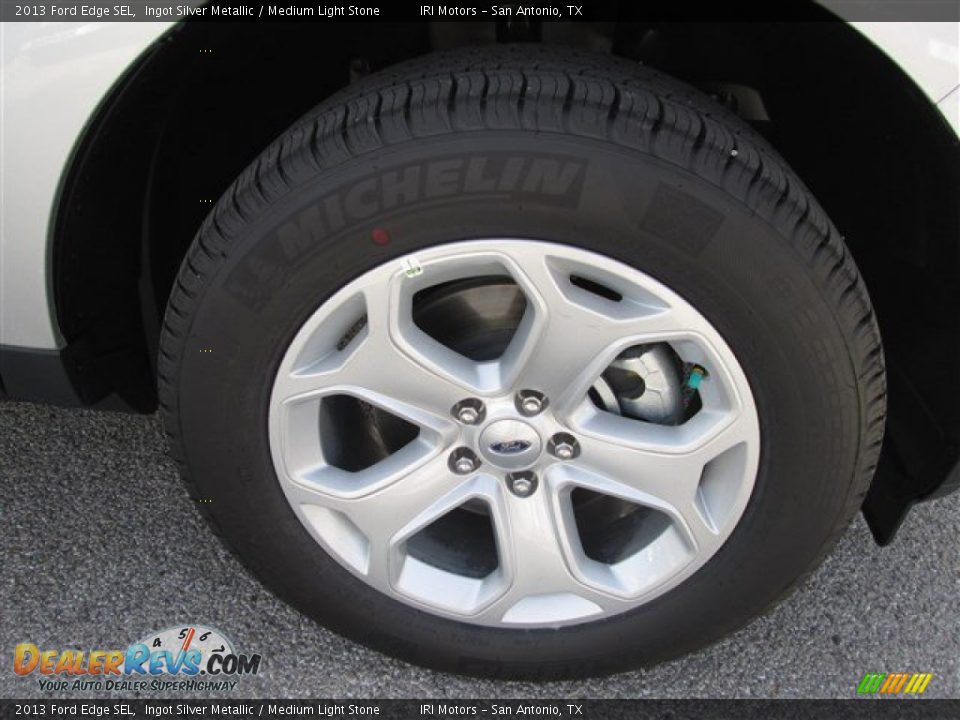 2013 Ford Edge SEL Ingot Silver Metallic / Medium Light Stone Photo #8