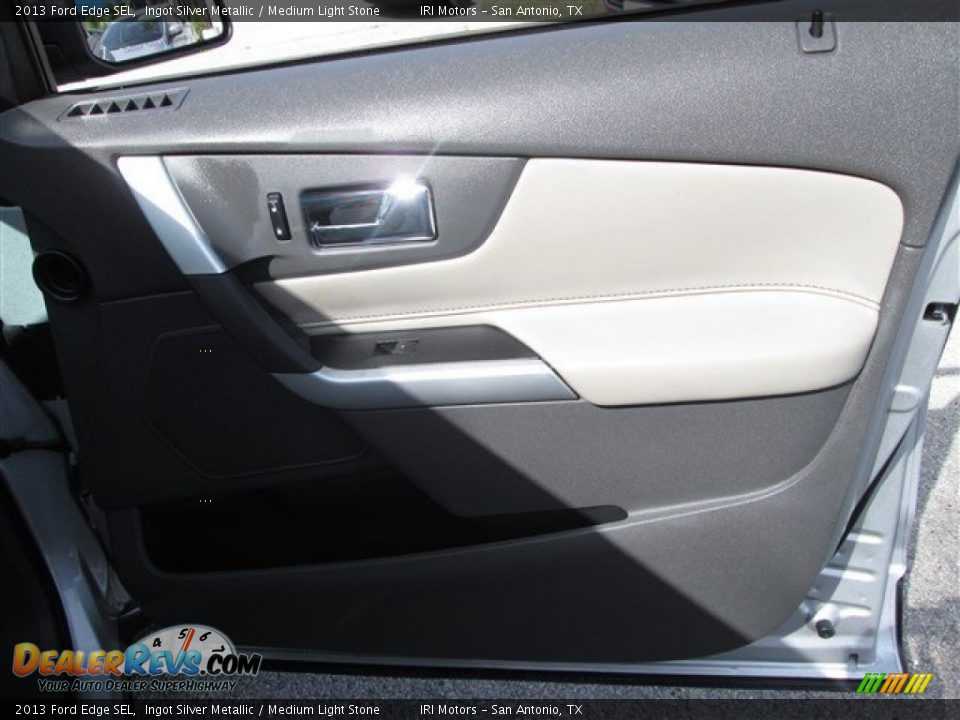 2013 Ford Edge SEL Ingot Silver Metallic / Medium Light Stone Photo #9