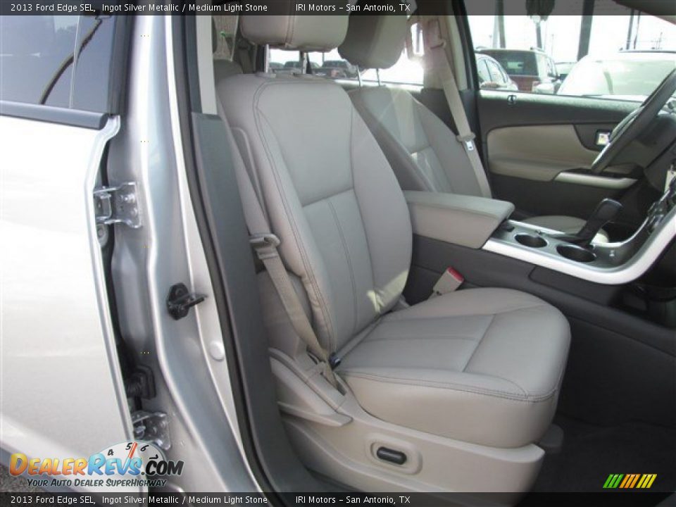 2013 Ford Edge SEL Ingot Silver Metallic / Medium Light Stone Photo #10