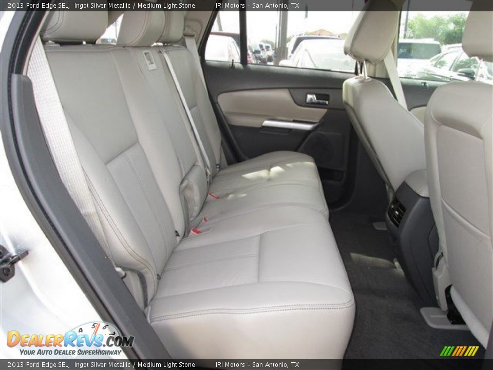 2013 Ford Edge SEL Ingot Silver Metallic / Medium Light Stone Photo #11