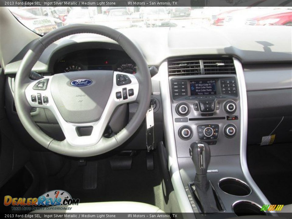 2013 Ford Edge SEL Ingot Silver Metallic / Medium Light Stone Photo #13