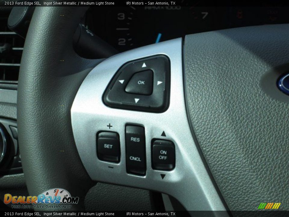 2013 Ford Edge SEL Ingot Silver Metallic / Medium Light Stone Photo #15