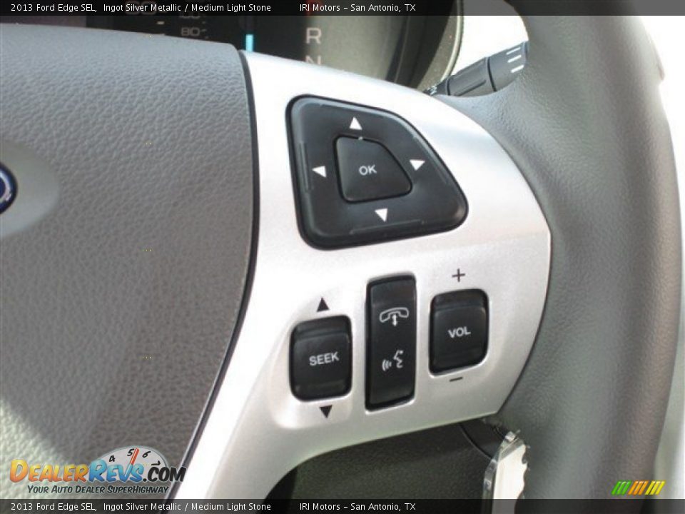 2013 Ford Edge SEL Ingot Silver Metallic / Medium Light Stone Photo #16