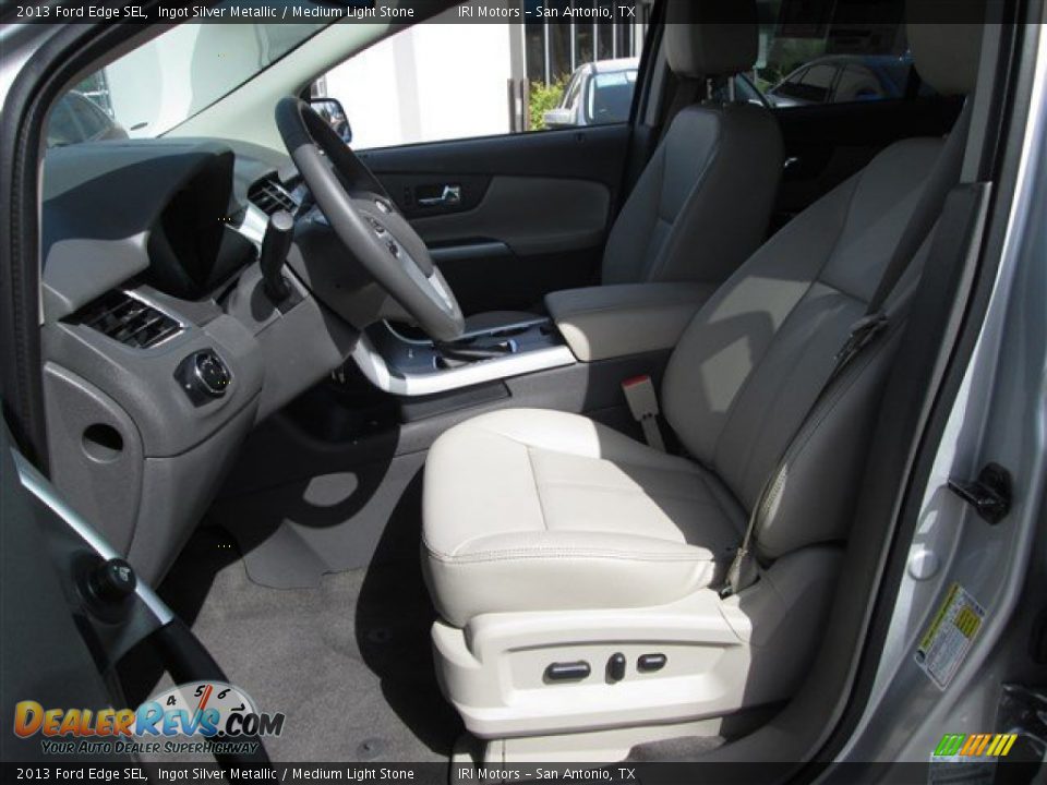 2013 Ford Edge SEL Ingot Silver Metallic / Medium Light Stone Photo #18