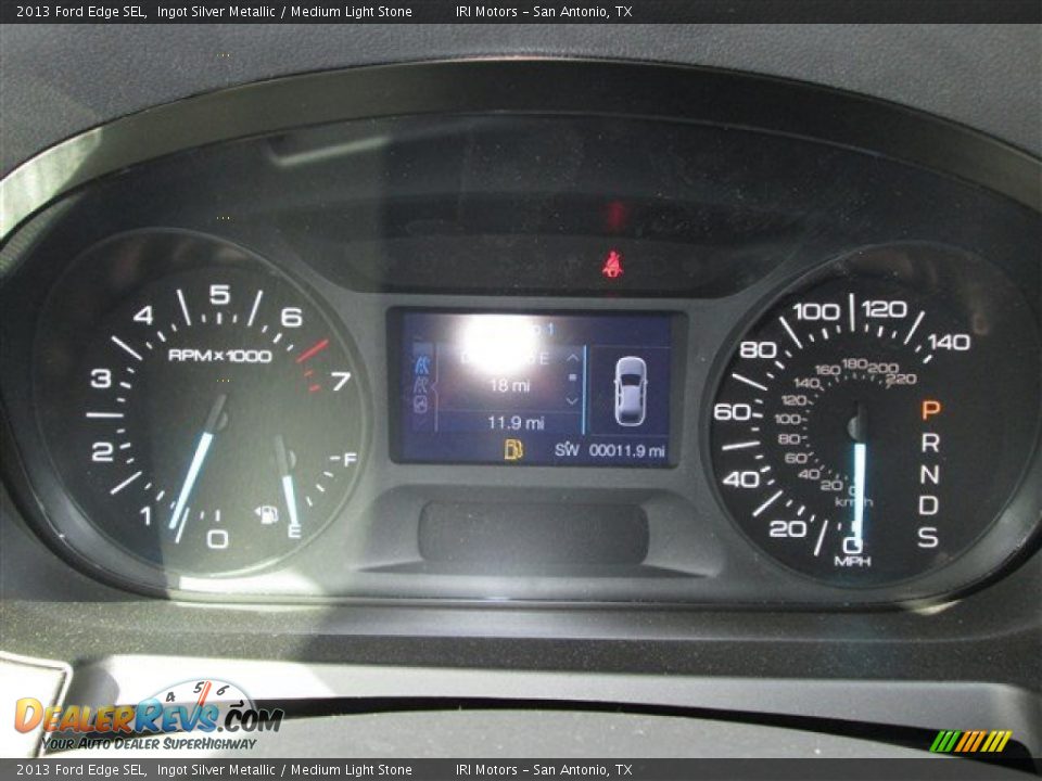 2013 Ford Edge SEL Ingot Silver Metallic / Medium Light Stone Photo #19