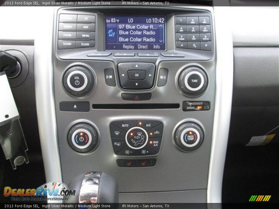 2013 Ford Edge SEL Ingot Silver Metallic / Medium Light Stone Photo #21