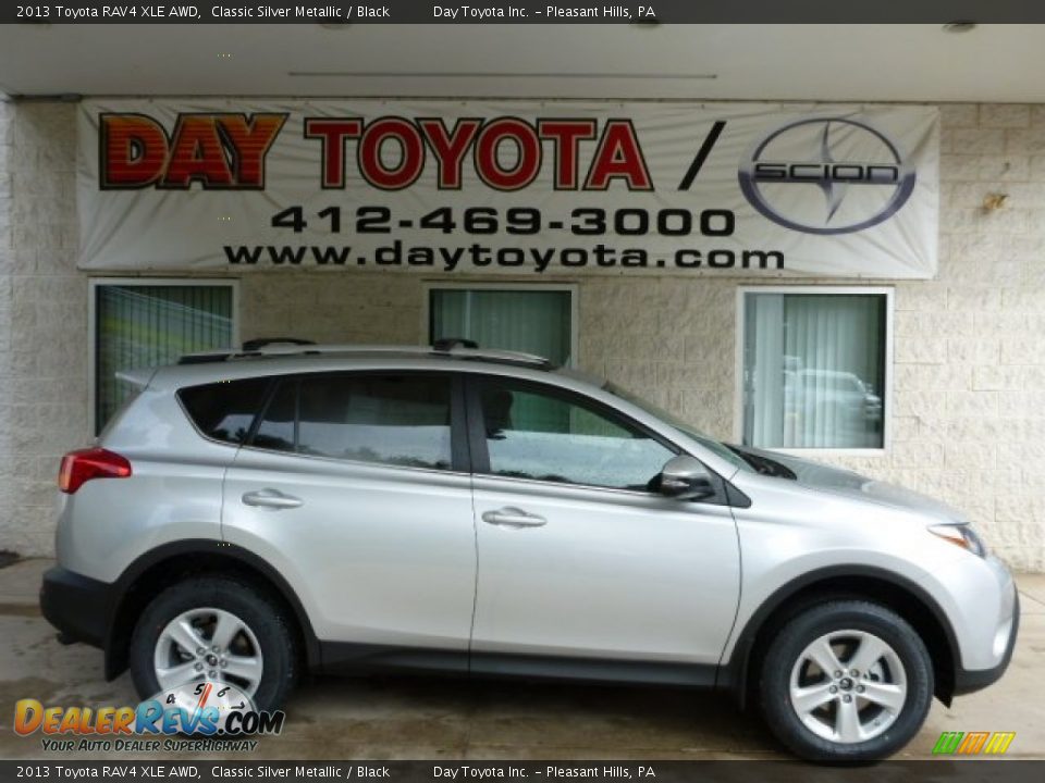 2013 Toyota RAV4 XLE AWD Classic Silver Metallic / Black Photo #1