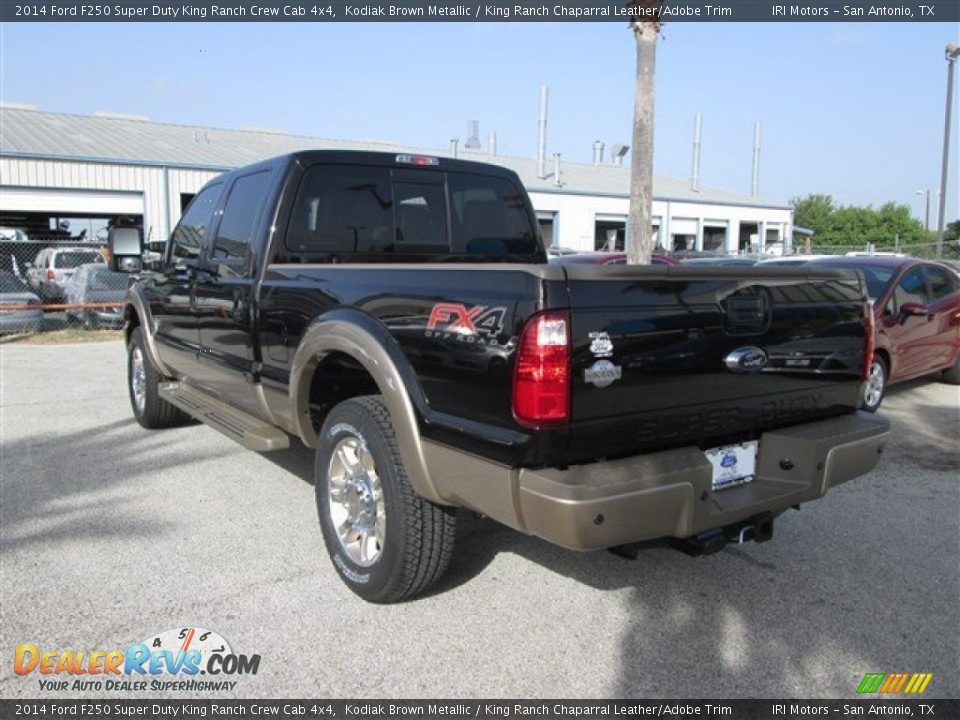 2014 Ford F250 Super Duty King Ranch Crew Cab 4x4 Kodiak Brown Metallic / King Ranch Chaparral Leather/Adobe Trim Photo #3